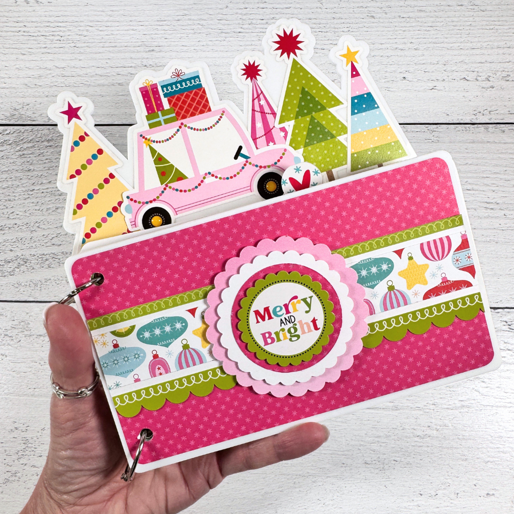 Merry and Bright Christmas Scrapbook Instructions ONLY