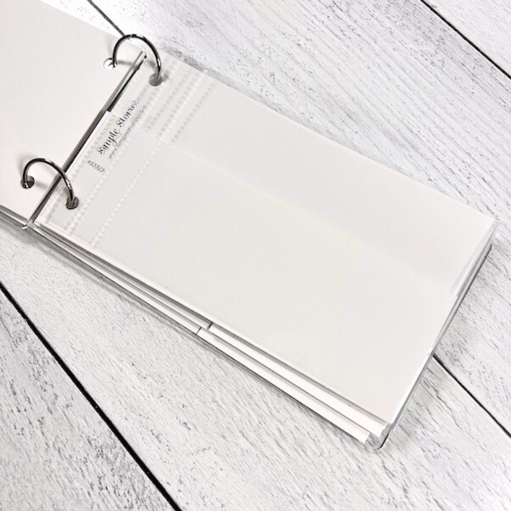 Horizontal Acrylic DIY Scrapbook Album By Artsy Albums
