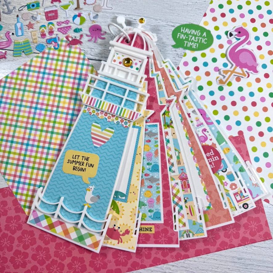 Lighthouse Scrapbook Instructions ONLY - Hive Exclusive