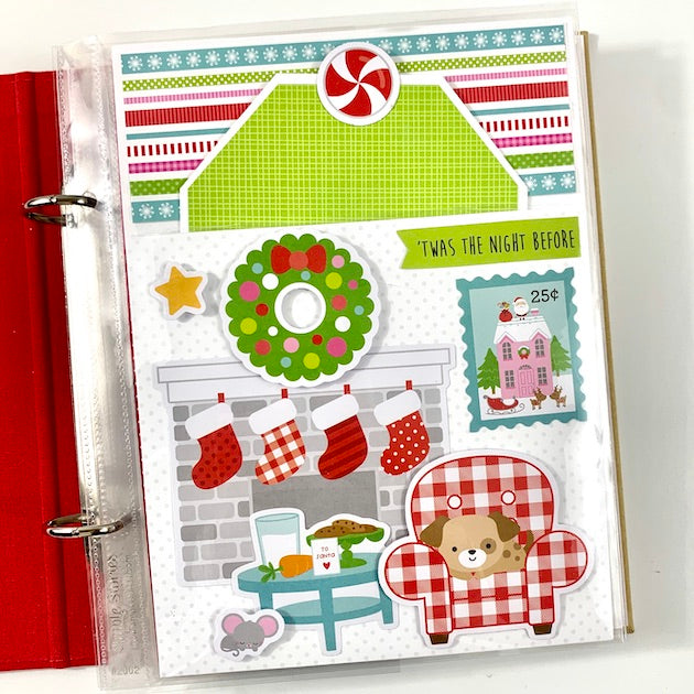 Christmas at Home Scrapbook Instructions ONLY
