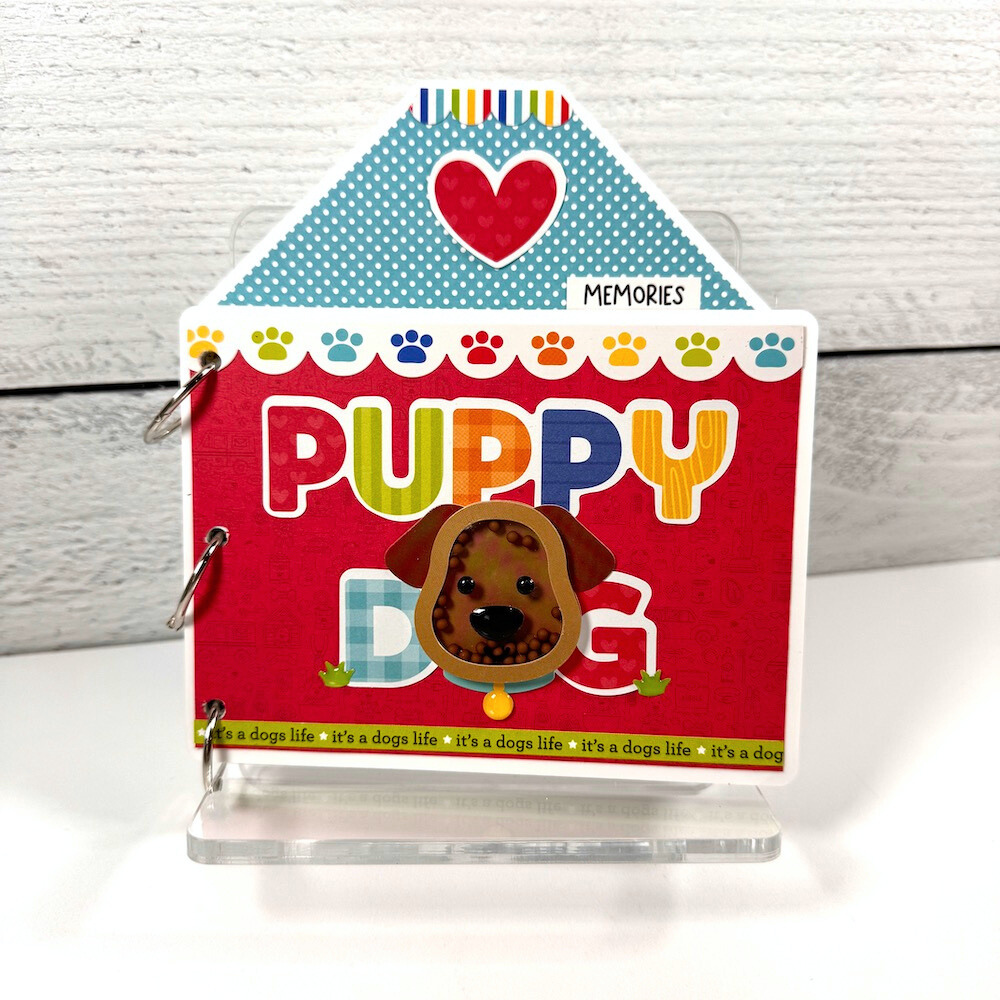 Puppy Dog House Acrylic Scrapbook Instructions ONLY