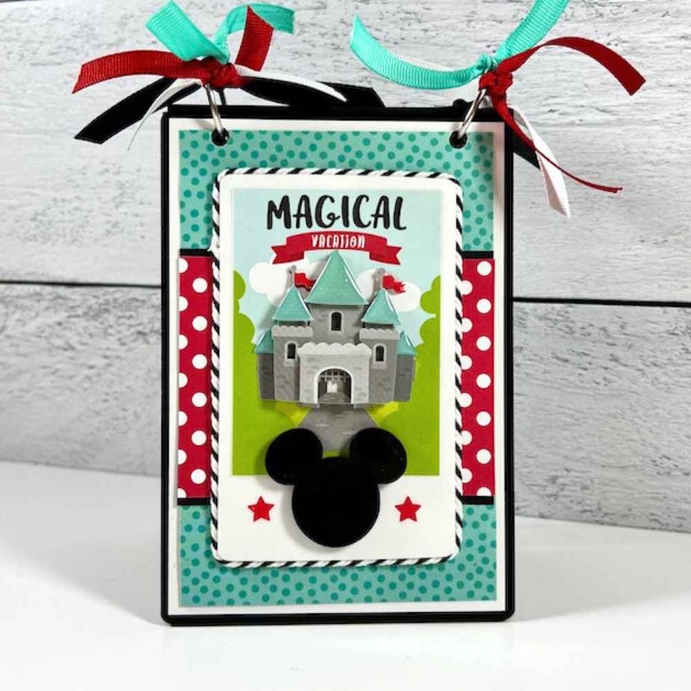 Magical Vacation Vertical Disney Scrapbook Instructions ONLY