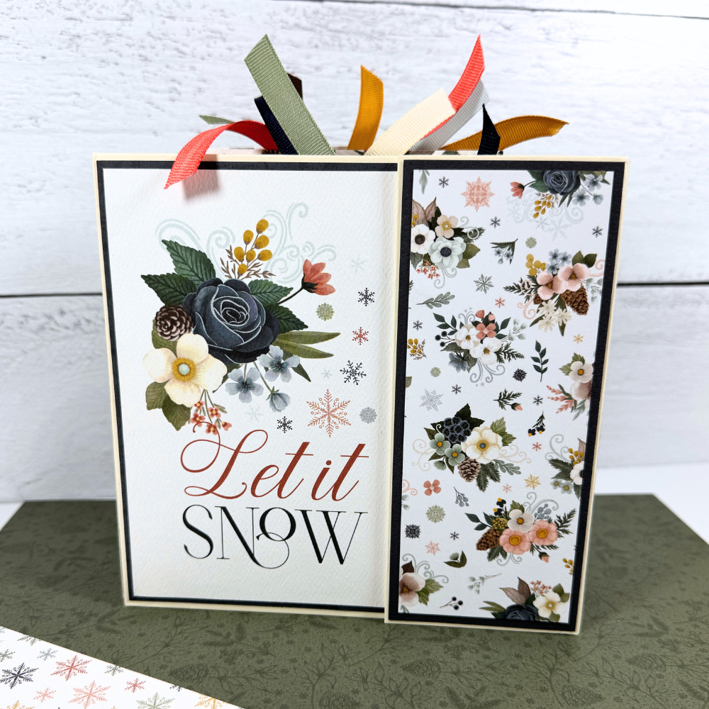 Let It Snow Winter Scrapbook Album Kit by Artsy Albums