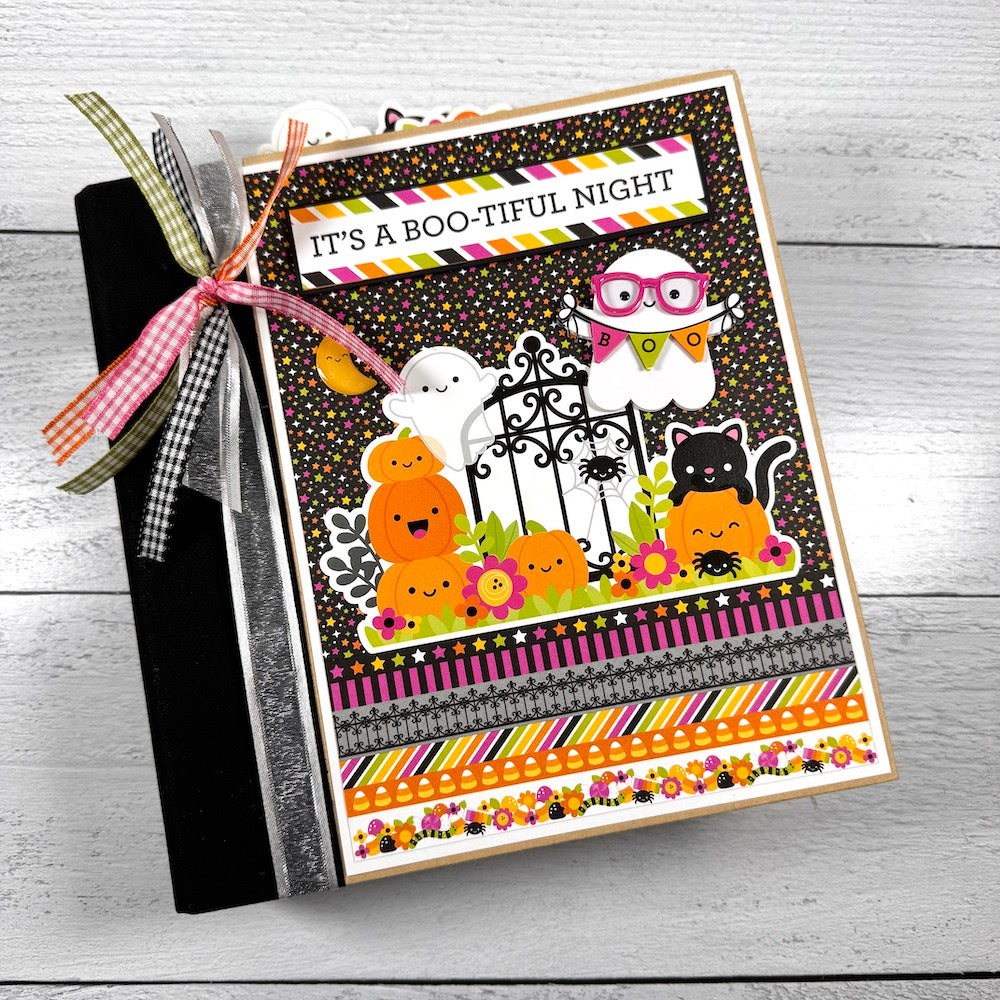 Boo-tiful Night Halloween Scrapbook Album Kit by Artsy Albums