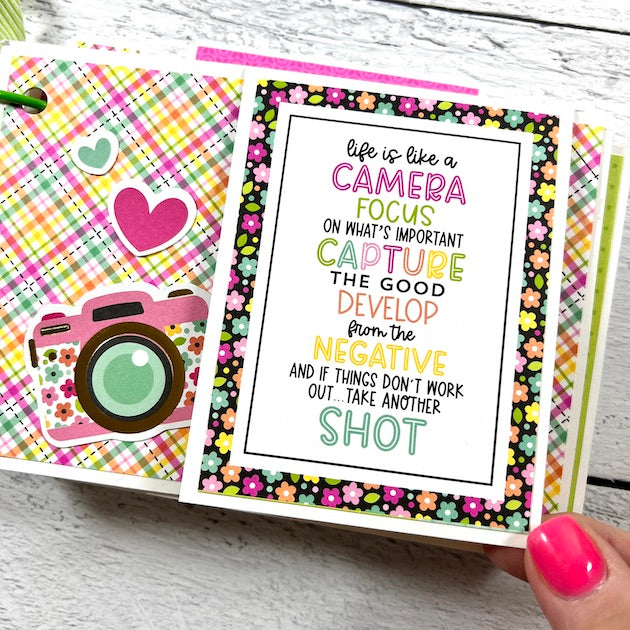 Camera Scrapbook Instructions ONLY - Hive Exclusive