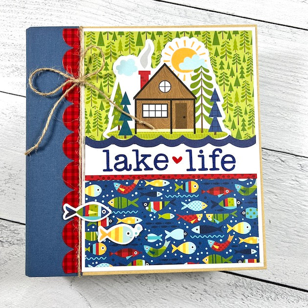 Lake Life Scrapbook Album by Artsy Albums made with a Bella Blvd Collection