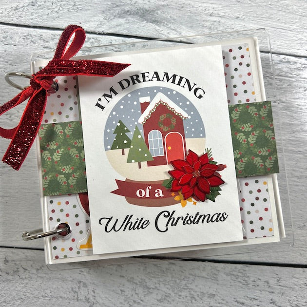 White Christmas Scrapbook Instructions ONLY - Hive Exclusive