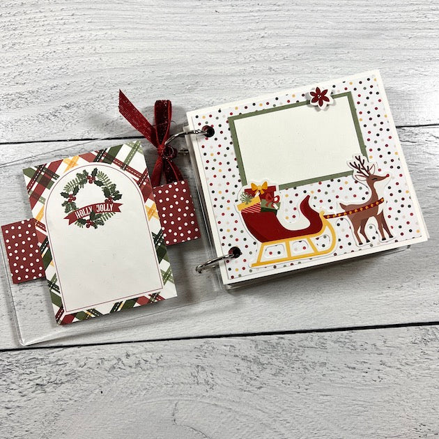 White Christmas Scrapbook Instructions ONLY - Hive Exclusive