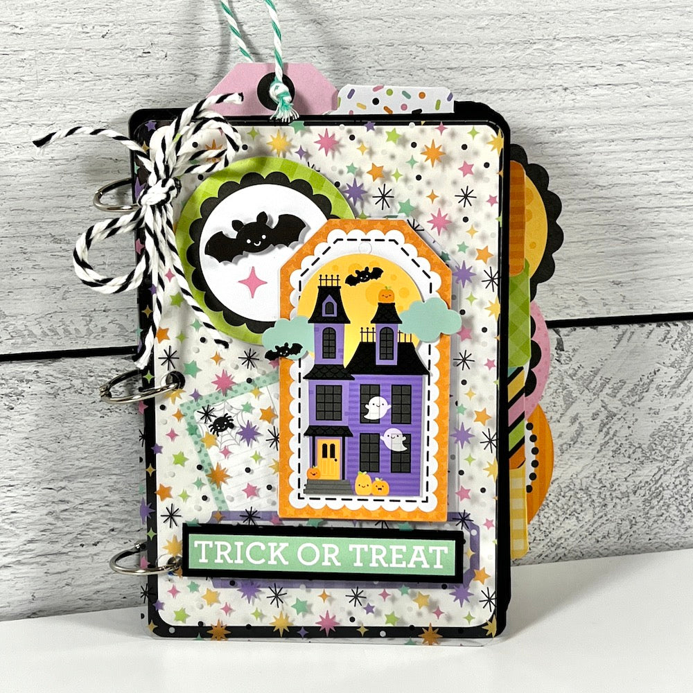 Trick or Treat Halloween Scrapbook Album Instructions by Artsy Albums