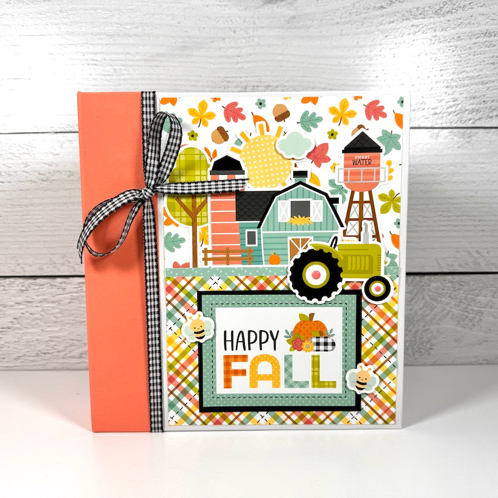 Happy Fall Scrapbook Instructions ONLY -- Hive Exclusive