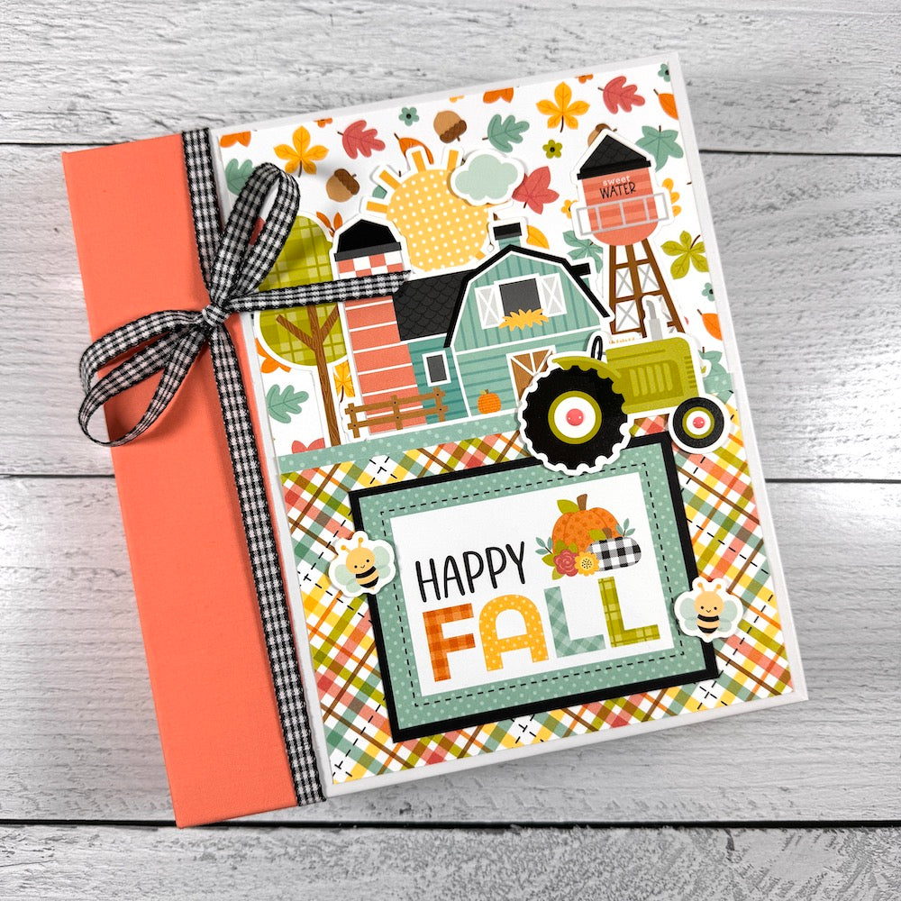 Happy Fall Scrapbook Instructions ONLY -- Hive Exclusive
