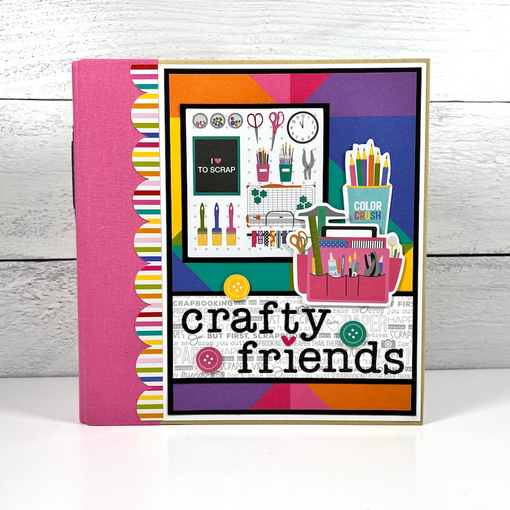 Crafty Friends Scrapbook Album by Artsy Albums