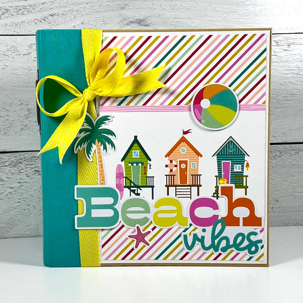 Beach Vibes Scrapbook Album Kit by Artsy Albums