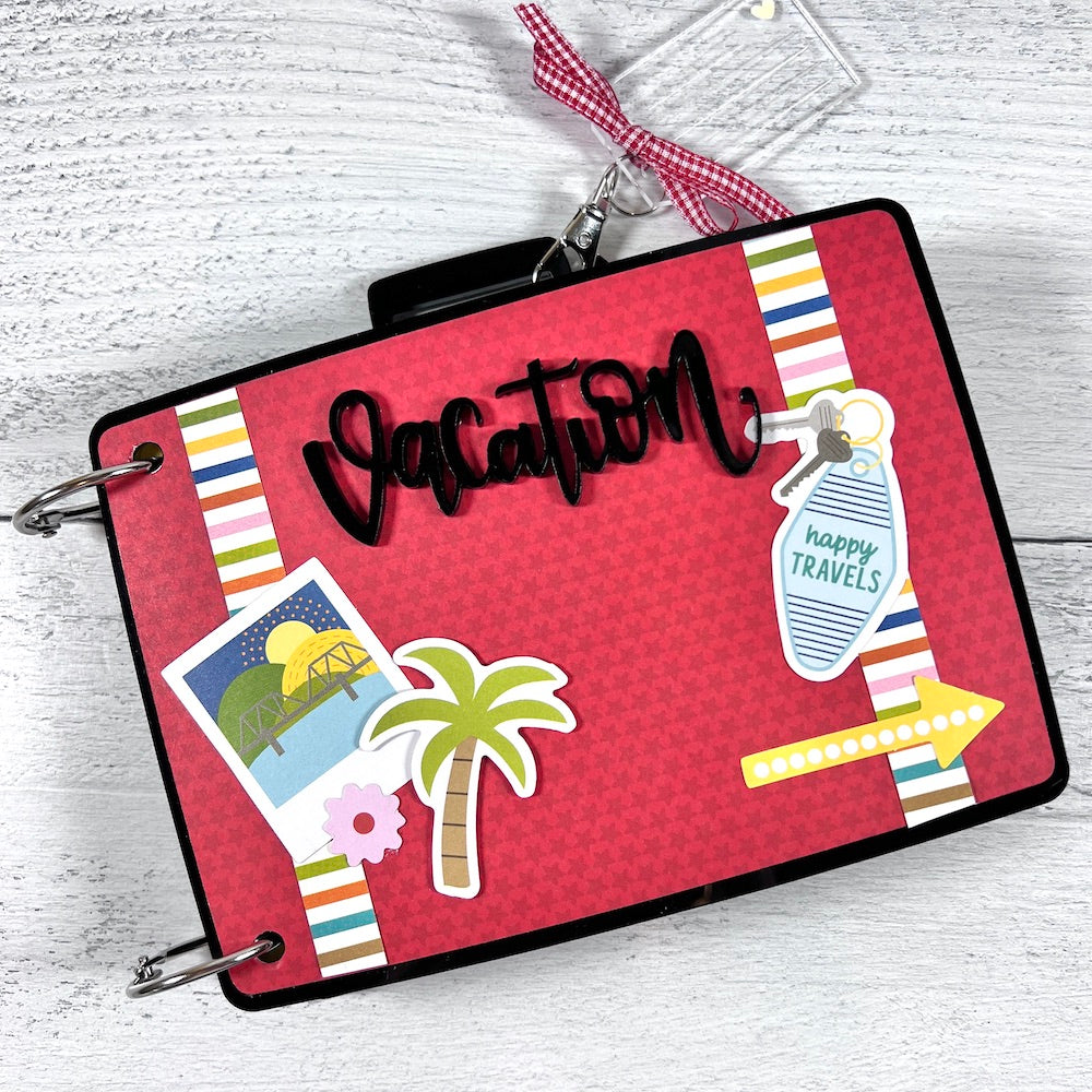 Travel Suitcase Shaped Scrapbook by Artsy Albums
