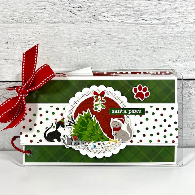 Santa Paws Cat Christmas Scrapbook By Artsy Albums