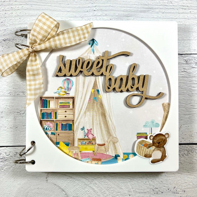 Acrylic Square Circle Window Album