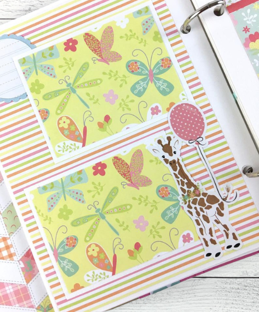 Baby Girl Scrapbook Instructions ONLY