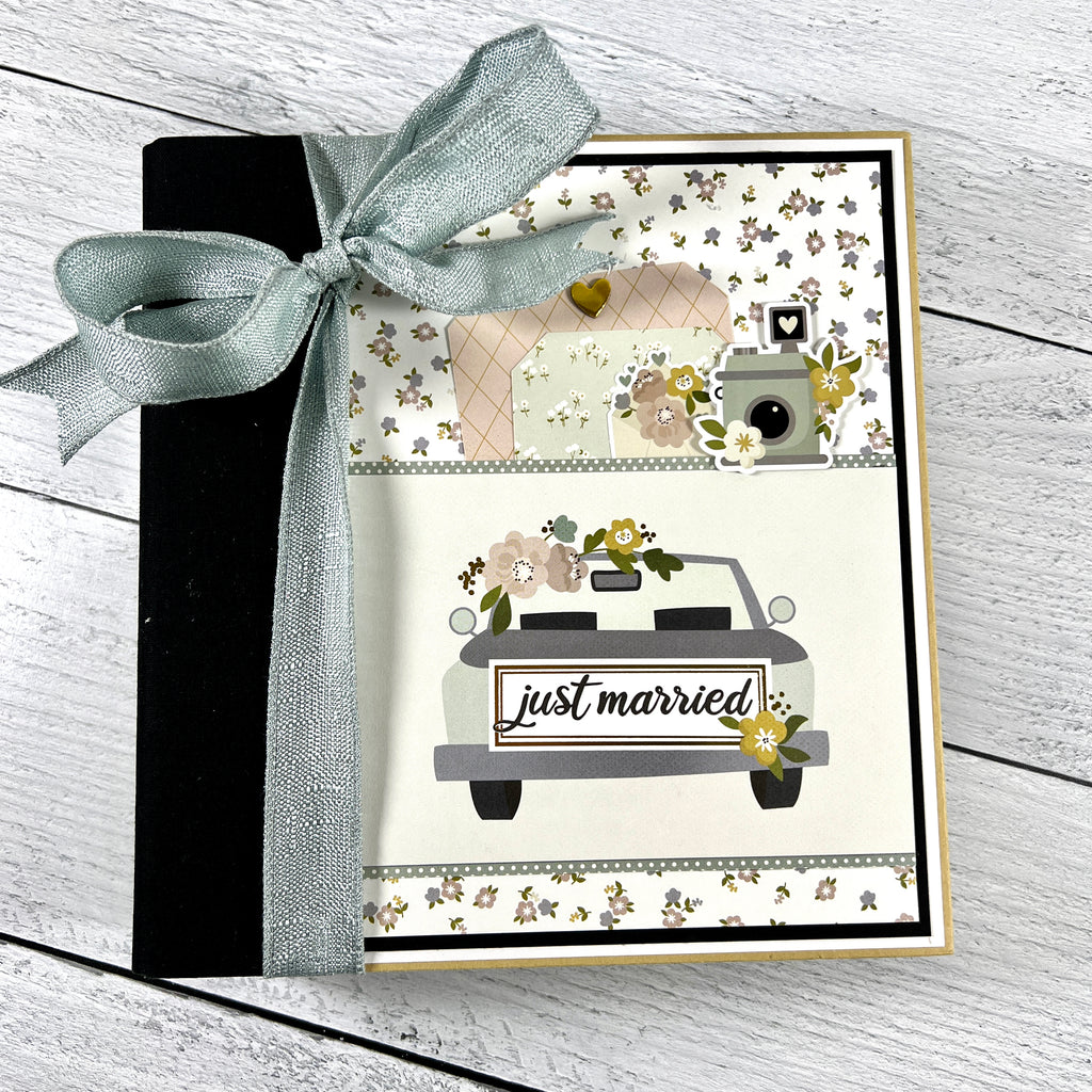 Just Married Wedding Scrapbook Instructions ONLY