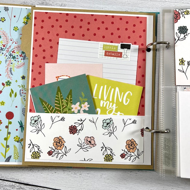 Scrapbook Album & Yearly Planner with Pocket Page