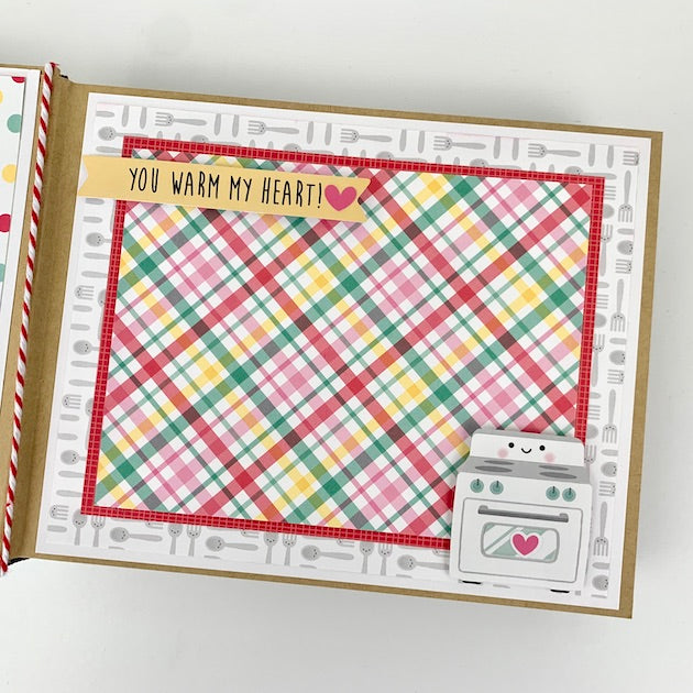 Instructions for Baked With Love Scrapbook Album, Digital Download