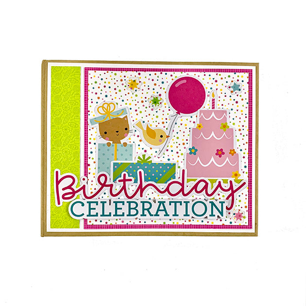 Birthday Girl Scrapbook Instructions, Digital Download