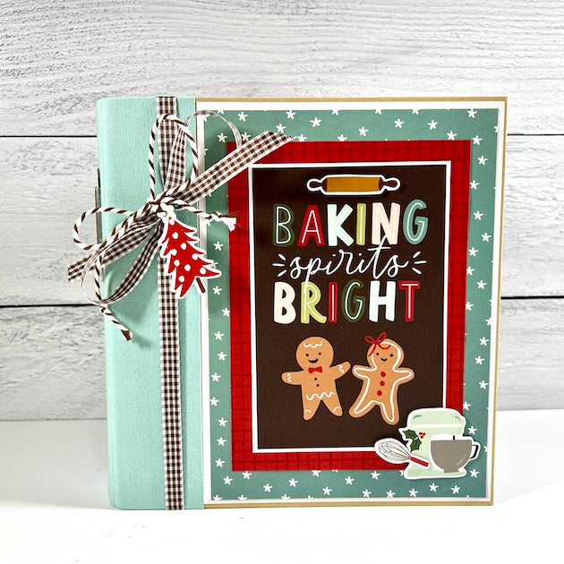 Christmas Recipe and Photo Scrapbook By Artsy Albums