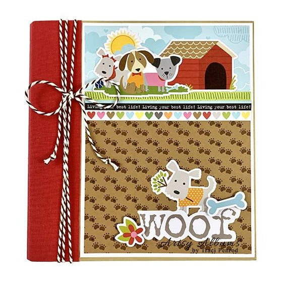 Woof Dog Scrapbook Instructions ONLY