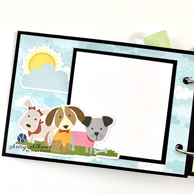 Dog House Shaped Scrapbook Instructions ONLY