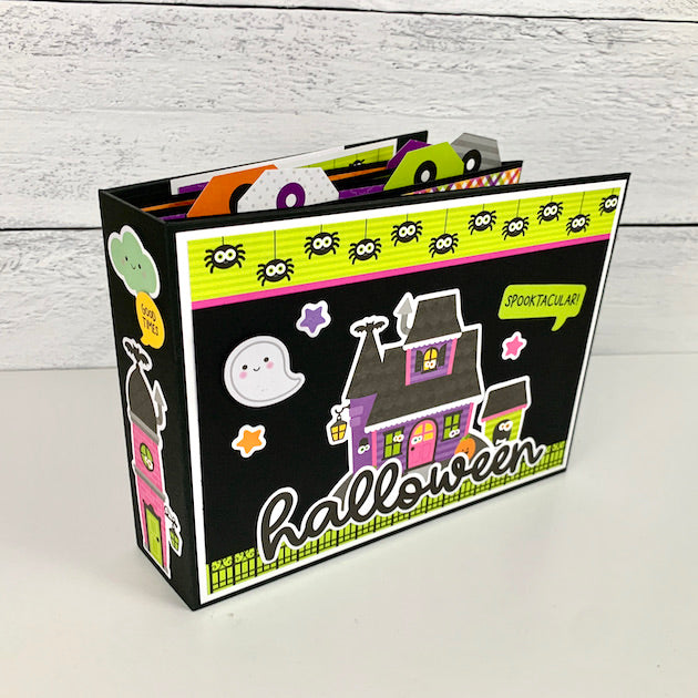 Halloween Scrapbook Album with Doodlebug's Happy Haunting Collection