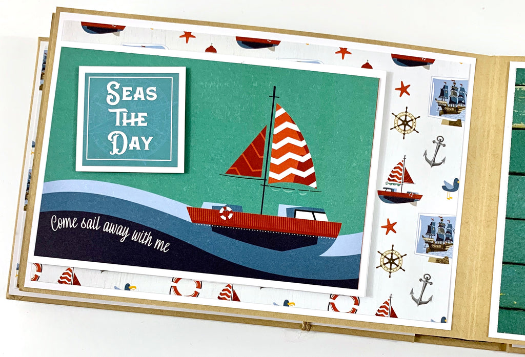 Seaside Adventure Scrapbook Instructions ONLY