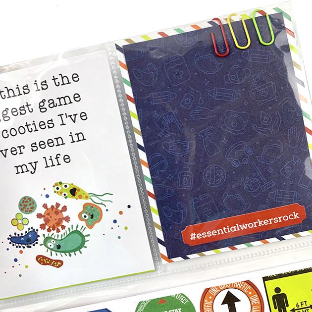 Together At Home, Quarantine ADD-ON Scrapbook Pages, Digital Instructions