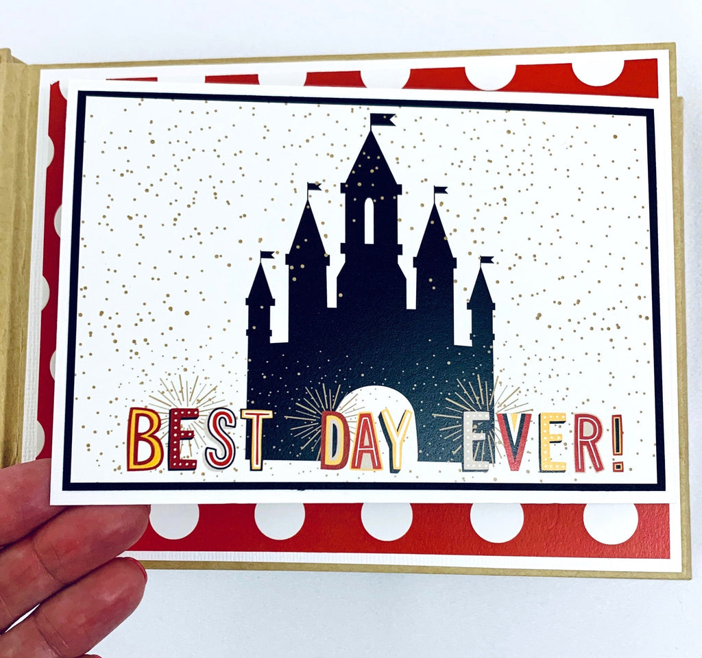 My Happy Place, Disney Themed Scrapbook Instructions ONLY