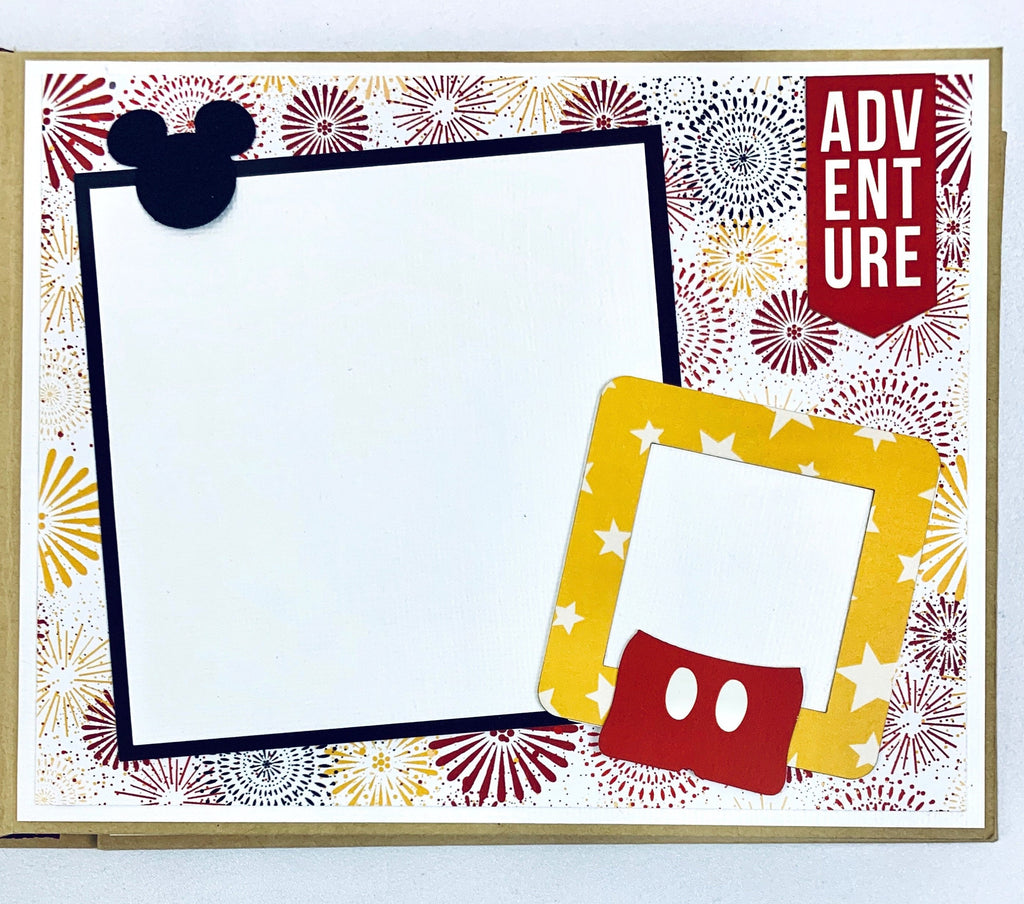 My Happy Place, Disney Themed Scrapbook Instructions ONLY