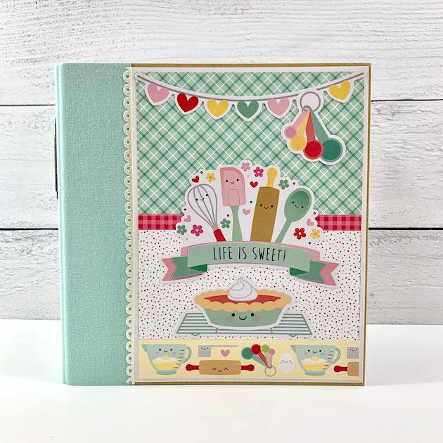Life is Sweet Recipe Scrapbook Instructions ONLY