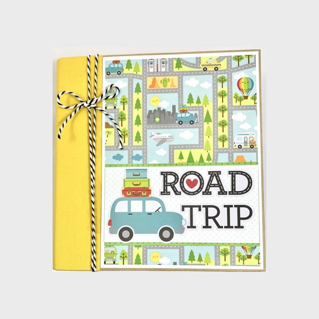 Road Trip Travel Scrapbook Instructions ONLY