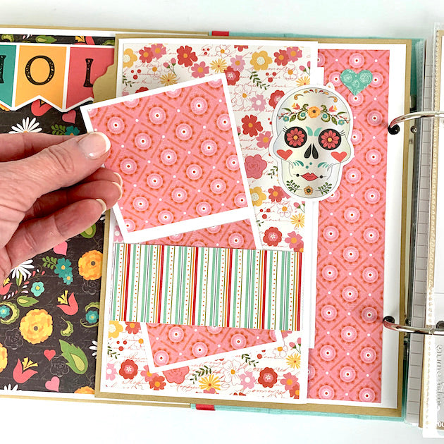 Solecito Scrapbook Album with Day of the Dead Theme