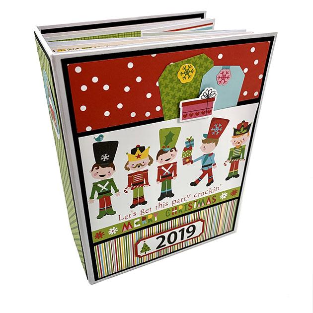 Santa Squad Christmas Scrapbook Album Instructions, Digital Download