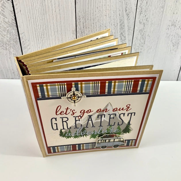 Our Greatest Adventure Travel Scrapbook Album by Artsy Albums