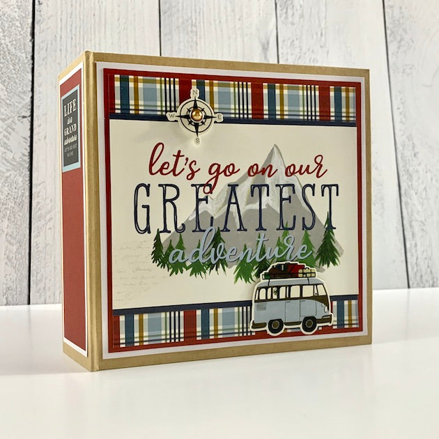 Our Greatest Adventure Travel Scrapbook Album for vacation pictures