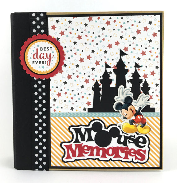 Mouse Memories, Disney Themed Album Instructions, Digital Download