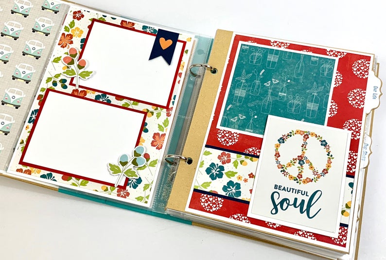 This is Us Scrapbook by Artsy Albums for photos of life, family, friends, & home