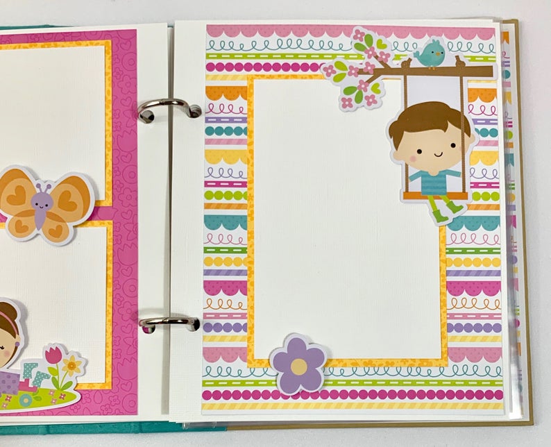 Spring Time Hello Sunshine Scrapbook Instructions ONLY