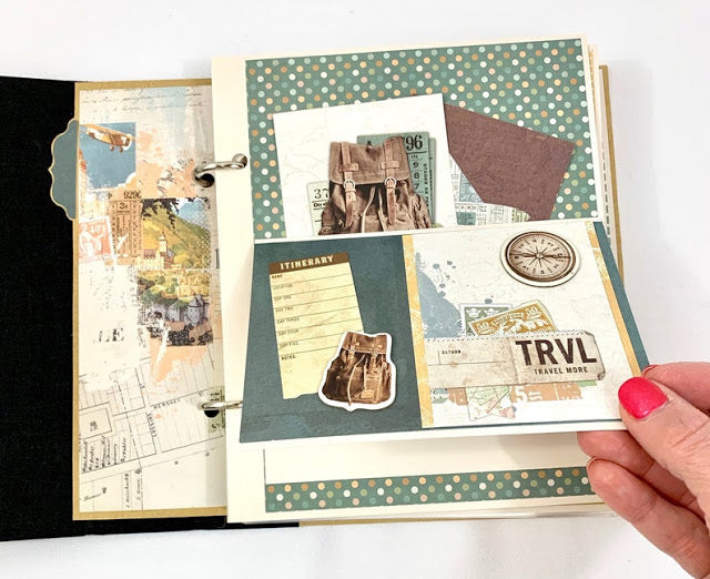 Vintage Travel Scrapbook Instructions ONLY – Artsy Albums