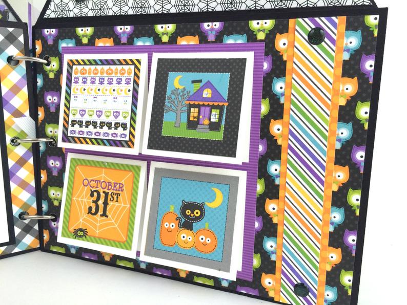 Halloween House Scrapbook Instructions ONLY