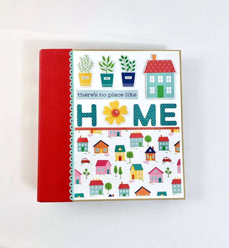 There's No Place Like Home Scrapbook Mini Album by Artsy Albums