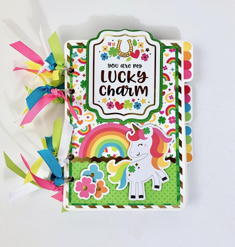 Lucky Charm Scrapbook Album by Artsy Albums